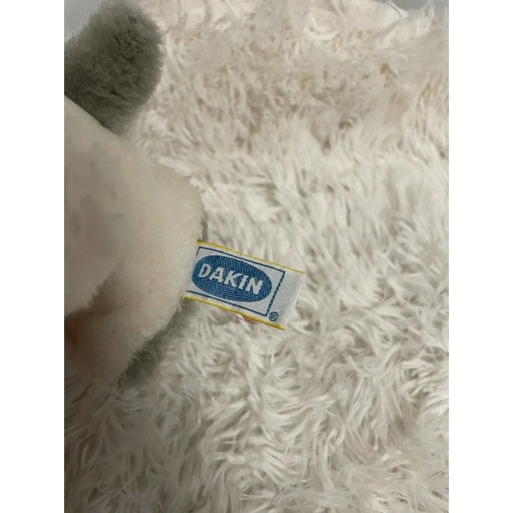 Dakin Bintage Cat Plush White with Mittens Small